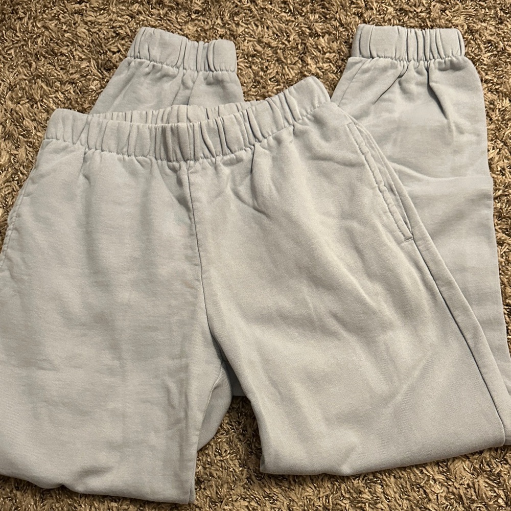 John Galt Light Gray/Blueish Elastic Waist Pants